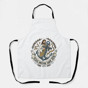 Jesus Anchor Hope Seal Jesus Anchor Hope Seal Chri Apron