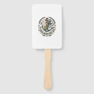 Jesus Anchor Hope Seal Jesus Anchor Hope Seal Chri Hand Fan