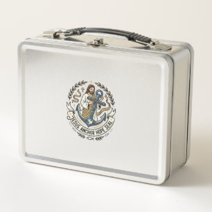 Jesus Anchor Hope Seal Jesus Anchor Hope Seal Chri Metal Lunch Box