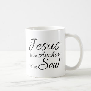 Jesus Anchor Soul coffee mug