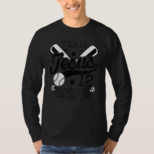 Jesus and Baseball Team Jesus Christian Matthew 28 T-Shirt