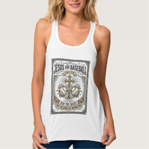 Jesus and Baseball Vintage Christian Singlet
