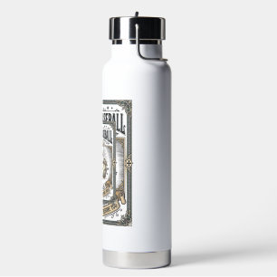 Jesus and Baseball Vintage Christian Water Bottle