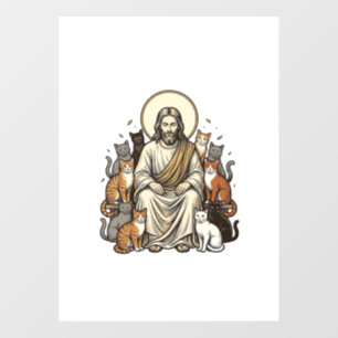 Jesus and Cats Vintage