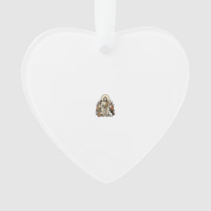 Jesus and Cats Vintage Ornament