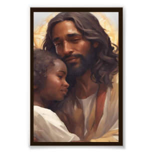 Jesus and Child art Photo Print