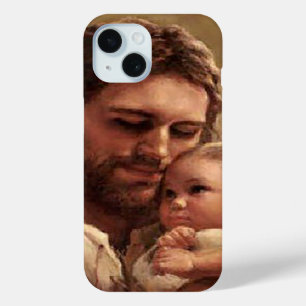 Jesus and child iPhone 15 case