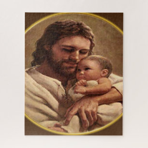 Jesus and child jigsaw puzzle