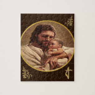Jesus and child jigsaw puzzle
