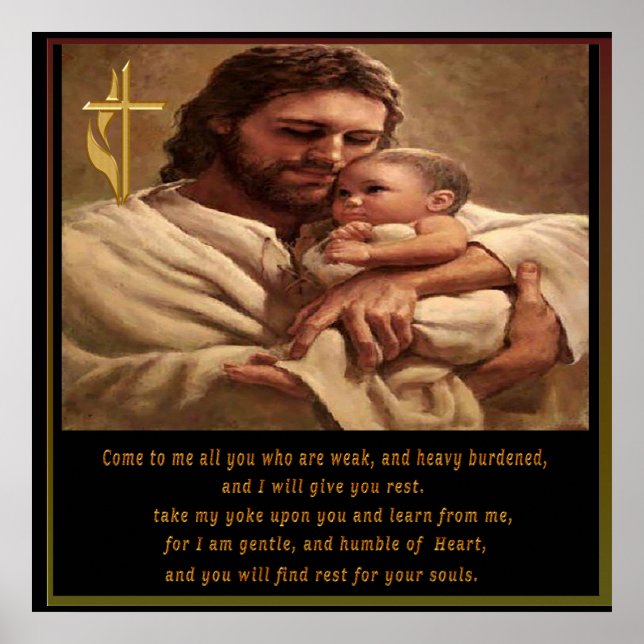 Jesus and child poster (Front)