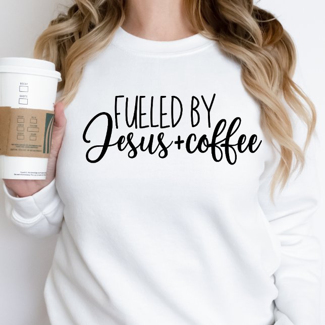 Jesus and Coffee Sweatshirt Womens Gift Idea (Creator Uploaded)
