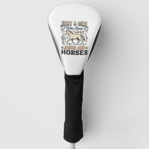 Jesus And Horses Girl Vintage Horse Faith Shirt De Golf Head Cover