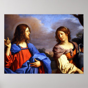 Jesus and Mary Magdalene Poster
