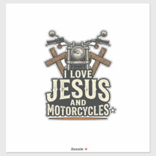 Jesus and Motorcycles Vintage Christian Biker Desi