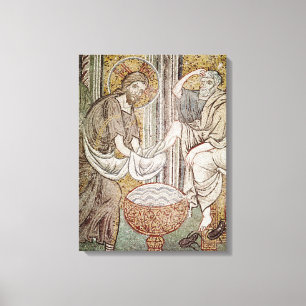 Jesus and St. Peter Canvas Print