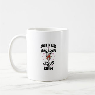 Jesus And Sushi Gifts for Girls Women Coffee Mug