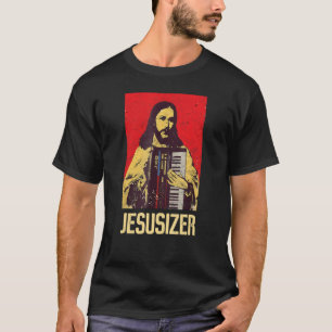 Jesus and Synthesizer  Techno T-Shirt