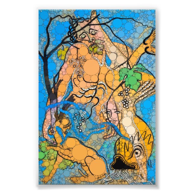 Jesus and the Dolphin, Dots by Francis Picabia Photo Print (Front)