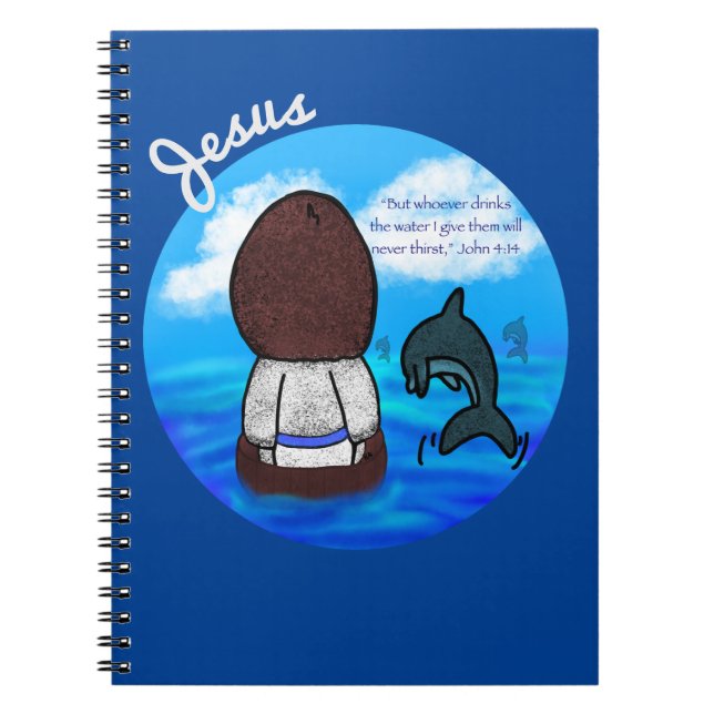 Jesus and The Dolphins with Background Notebook (Front)