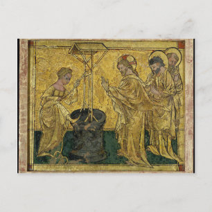 Jesus and the Samaritan Woman at the Well Postcard