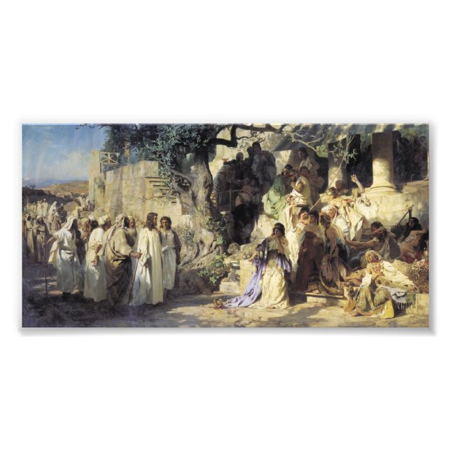 Jesus and the Sinners Photo Print (Front)