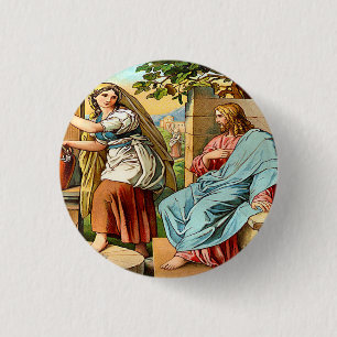 jesus and women at the well button