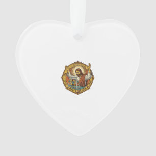 Jesus Angry Bicep Curls Squat Rack Gym Annoyance H Ornament