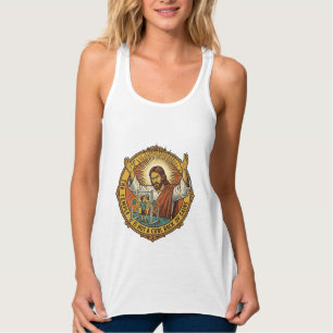 Jesus Angry Bicep Curls Squat Rack Gym Annoyance H Singlet