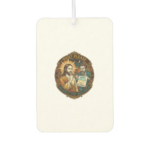 Jesus Angry Neighbour Noise Complaint Loud Party C Car Air Freshener