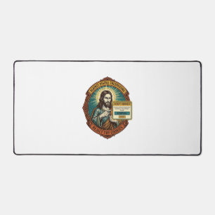 Jesus Annoying Accept Cookies Pop Up Internet Brow Desk Mat