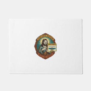 Jesus Annoying Accept Cookies Pop Up Internet Brow Doormat