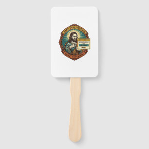 Jesus Annoying Accept Cookies Pop Up Internet Brow Hand Fan