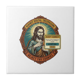 Jesus Annoying Accept Cookies Pop Up Internet Brow Tile