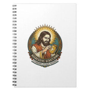 Jesus Annoying Peeling Sticker Paper Residue Shop  Notebook