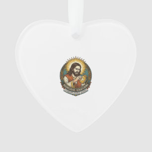 Jesus Annoying Peeling Sticker Paper Residue Shop  Ornament