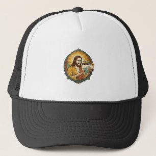 Jesus Annoying Software Update Pop Up Office Humor Trucker Hat