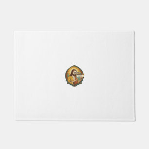 Jesus Annoying Software Update Pop Up Office Humou Doormat