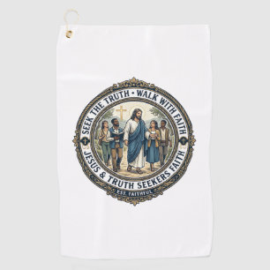 Jesus Apologetics Theology Nerd Shirt Faith Based  Golf Towel