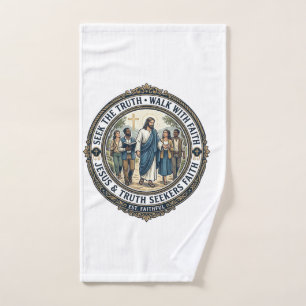Jesus Apologetics Theology Nerd Shirt Faith Based  Hand Towel