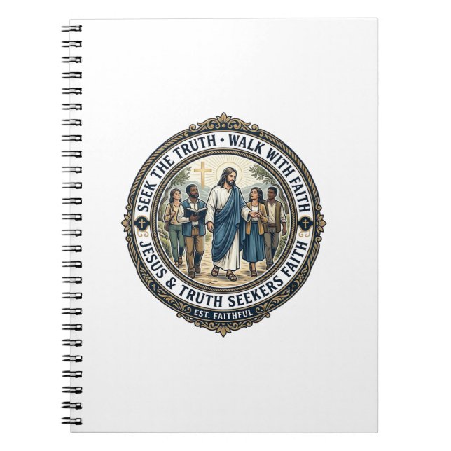 Jesus Apologetics Theology Nerd Shirt Faith Based  Notebook (Front)