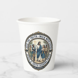 Jesus Apologetics Theology Nerd Shirt Faith Based  Paper Cups