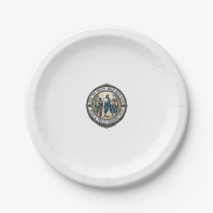 Jesus Apologetics Theology Nerd Shirt Faith Based  Paper Plate
