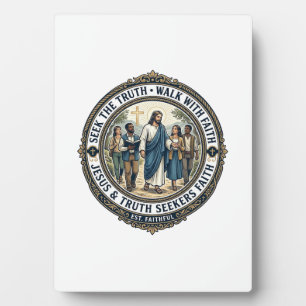 Jesus Apologetics Theology Nerd Shirt Faith Based  Plaque