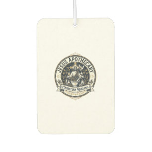 Jesus Apothecary Christian Healing Jesus Apothecar Car Air Freshener