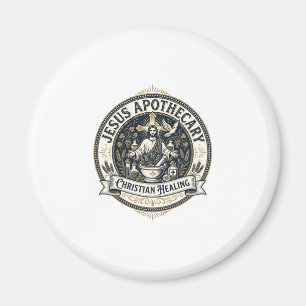Jesus Apothecary Christian Healing Jesus Apothecar Magnet
