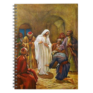 Jesus Appears to Disciples Spiral Notebook