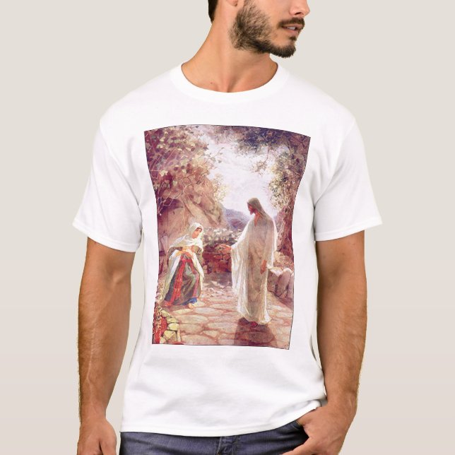 Jesus Appears To Mary Magdalene T-Shirt (Front)