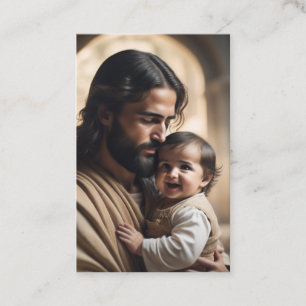 Jesus art business card
