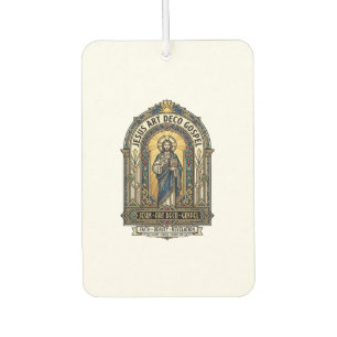 Jesus Art Deco Gospel Jesus Art Deco Christian Fai Car Air Freshener