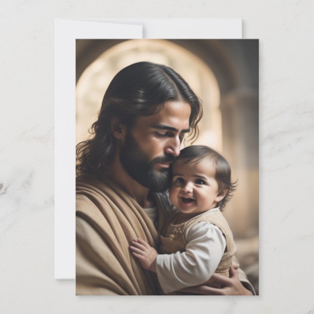Jesus art invitation (Front)
